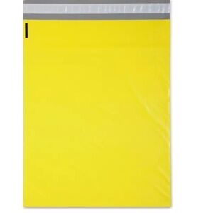 50 10x13 Yellow Plain polymailer